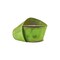 LaRibbons 2 1/2" Wired Metallic Dupioni Ribbon | Apple Green | 10 Yard Roll